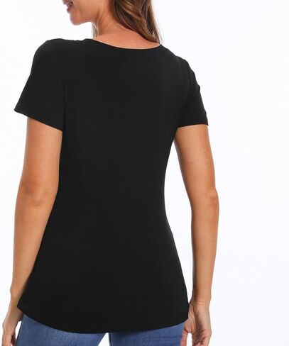 Bearsland Womens 3 Packs V Neck Nursing Tops Maternity Breastfeeding Tee Shirts in Saudi Arabia