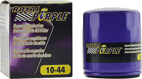 زيت محرك Royal Purple HMX® 5W-30 الاصطناعي لمسافة طويلة - 7 كوارتات وفلتر زيت ممتاز ممتد العمر 10-44 in Saudi Arabia