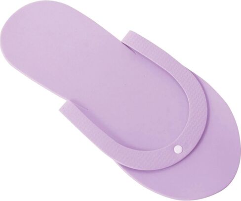 ForPro Comfy Pedi Slippers, Disposable Foam Pedicure Slippers for Nail Salons and Spas, Individually-Wrapped, 12-Pair in Saudi Arabia