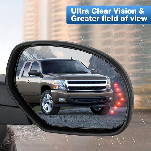 GM1324138 Driver Left Side Mirror Glass Replacement for 2007-2013 Chevy Silverado Avalanche Suburban Tahoe GMC Sierra Yukon 1500 2500HD 3500HD Cadillac Escalade, Heated Glass with Turn Signal Light in Saudi Arabia