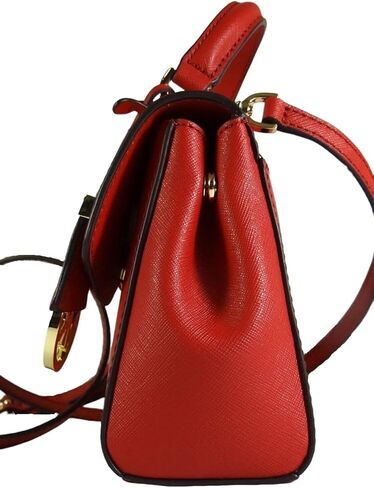 مجموعة مايكل كورس من جلد سافيانو قرمزي Jet Set Ava Extra Small XS Crossbody in Kuwait