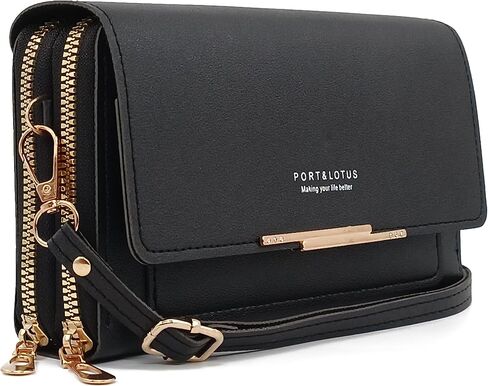 PORT&LOTUS Crossbody Handbag for Women PU Leather Bag in Saudi Arabia