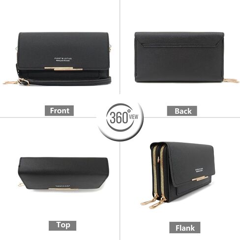 PORT&LOTUS Crossbody Handbag for Women PU Leather Bag in Saudi Arabia