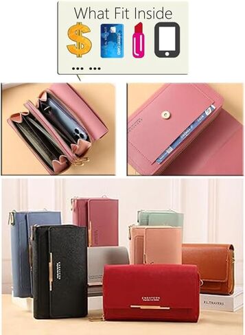 PORT&LOTUS Crossbody Handbag for Women PU Leather Bag in Saudi Arabia
