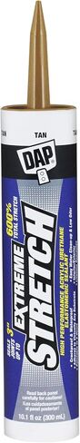 DAP 7079818717 Extreme Stretch Elastomeric Sealant, Almond, 10 Ounces, 10.1 Oz in Saudi Arabia