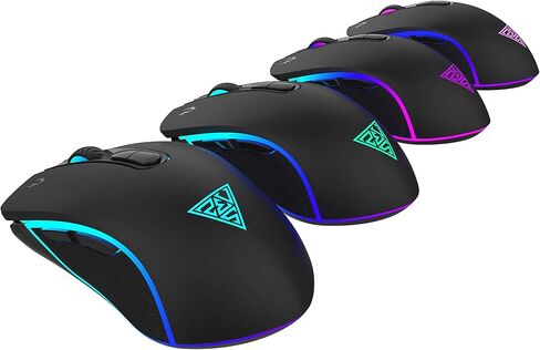 GAMDIAS Zeus E3 Multi-Color Gaming Mouse, 3600 DPI, 7 Smart Keys with Mouse Mat (Zeus E3) in Kuwait