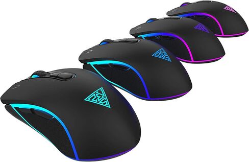 GAMDIAS Zeus E3 Multi-Color Gaming Mouse, 3600 DPI, 7 Smart Keys with Mouse Mat (Zeus E3) in Kuwait