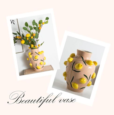 Blueberry Ceramic Vase, Fruit Floor Vase for Modern Home Decor, Decorative Pottery Vase for Flowers, Dried Flowers, Greenery, Large Vases for Centerpieces Living Room in Saudi Arabia