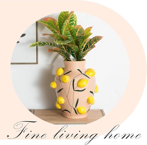 Blueberry Ceramic Vase, Fruit Floor Vase for Modern Home Decor, Decorative Pottery Vase for Flowers, Dried Flowers, Greenery, Large Vases for Centerpieces Living Room in Saudi Arabia