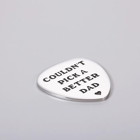 Stocking Stufer Dad Gifts Guitar Picks from Daughter Son Couldn't Pick A Better Dad Guitar Pick Birthday Fathers Day Thanksgiving GIF for Musician Guitar Player Anniversary GIF for Husband from Wife in Saudi Arabia