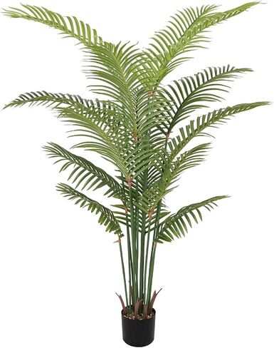6ft Tall Fake Palm Tree,Artificial Palm Trees Indoor,Modern Decoration Artificial Palm Tree with 15 Trunks in Saudi Arabia