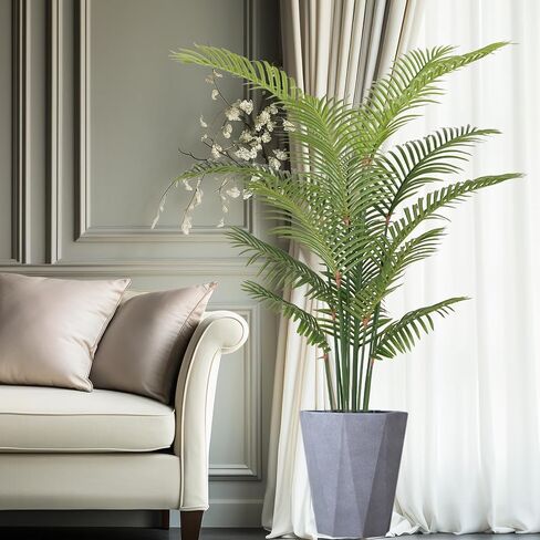 6ft Tall Fake Palm Tree,Artificial Palm Trees Indoor,Modern Decoration Artificial Palm Tree with 15 Trunks in Saudi Arabia