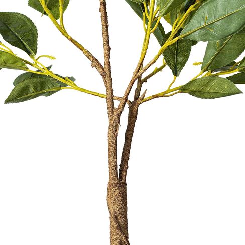 Vickerman Everyday 28" Artificial Potted Lemon Tree - Lifelike Home Or Office Decor - Premium Faux Potted Tree with Real Touch Leaves - Maintenance Free in Saudi Arabia