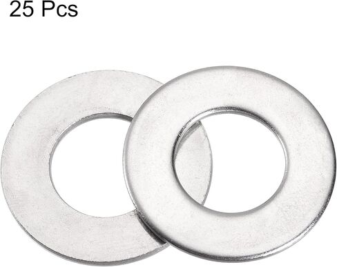 uxcell 5/8" 316 Stainless Steel Flat Washer for Screw Bolt 25Pcs in Saudi Arabia