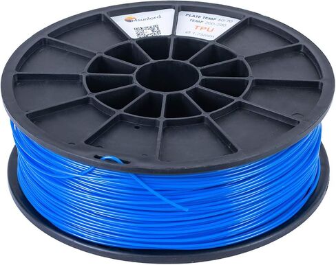 TPE 3D Printer Filament, 95A TPE 1.75mm (Accuracy +/- 0.05mm) Flexible 3D Printing Filament, 0.95Kg Spool, Blue for 3D Printers or 3D Pens in Saudi Arabia