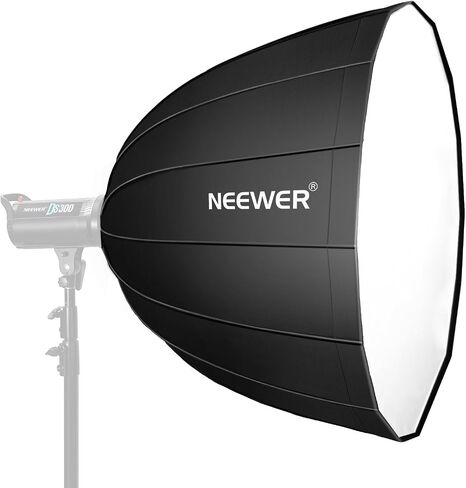 Neewer 48 بوصة/120 سم صندوق ناعم سداسي عميق - قابل للطي سريعًا مع حلقة Bowens Speedring وموزع لـ Neewer CB60 CB100 CB150، Aputure 300D II 120D وغيرها من مصابيح Bowens Mount Light in Saudi Arabia
