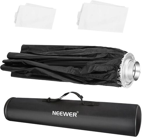 Neewer 48 بوصة/120 سم صندوق ناعم سداسي عميق - قابل للطي سريعًا مع حلقة Bowens Speedring وموزع لـ Neewer CB60 CB100 CB150، Aputure 300D II 120D وغيرها من مصابيح Bowens Mount Light in Saudi Arabia