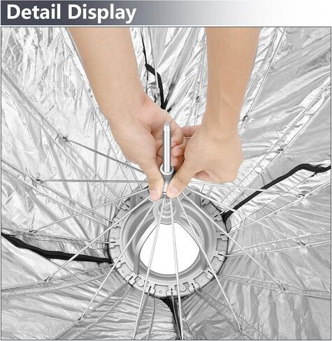 Neewer 48 بوصة/120 سم صندوق ناعم سداسي عميق - قابل للطي سريعًا مع حلقة Bowens Speedring وموزع لـ Neewer CB60 CB100 CB150، Aputure 300D II 120D وغيرها من مصابيح Bowens Mount Light in Saudi Arabia