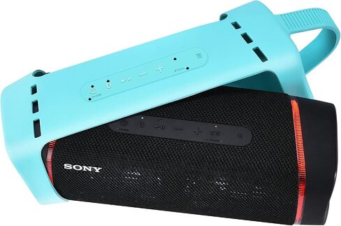 Zaracle Flexible Carrying Case Protect Pouch Sleeve Protector Cover Travelling Case for Sony SRS-XB33 Extra BASS Wireless Portable Speaker (Black) in Saudi Arabia