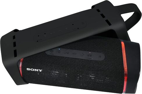 Zaracle Flexible Carrying Case Protect Pouch Sleeve Protector Cover Travelling Case for Sony SRS-XB33 Extra BASS Wireless Portable Speaker (Black) in Kuwait