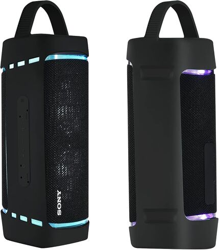 Zaracle Flexible Carrying Case Protect Pouch Sleeve Protector Cover Travelling Case for Sony SRS-XB33 Extra BASS Wireless Portable Speaker (Black) in Kuwait