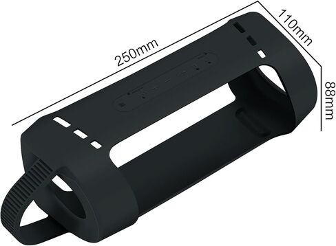 Zaracle Flexible Carrying Case Protect Pouch Sleeve Protector Cover Travelling Case for Sony SRS-XB33 Extra BASS Wireless Portable Speaker (Black) in Kuwait