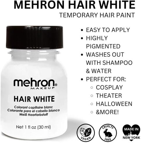 Mehron Makeup Hair White (1 oz) in Kuwait