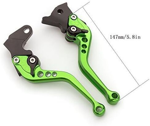 FXCNC CNC Aluminum Short Adjustable Brake Clutch Levers Compatible with Benelli TNT125 TNT135 TNT 125 135 2016 2017 2018 2019 2020 2021 in Saudi Arabia