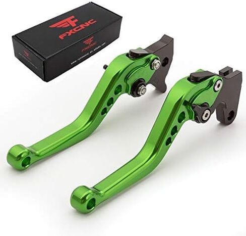 FXCNC CNC Aluminum Short Adjustable Brake Clutch Levers Compatible with Benelli TNT125 TNT135 TNT 125 135 2016 2017 2018 2019 2020 2021 in Saudi Arabia