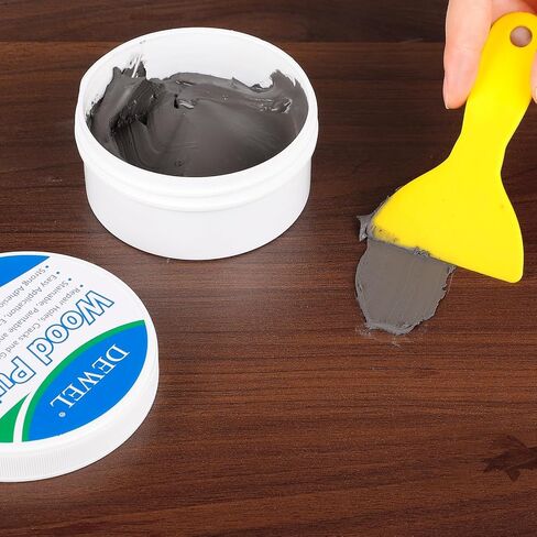 DEWEL Wood Putty, White Wood Filler, New Upgrade Wood Putty Filler Paintable, Stainable, Sandable, Wood Furniture Repair Kit Quickly Restore Wood Hole, Hardwood Floor, Door in Saudi Arabia