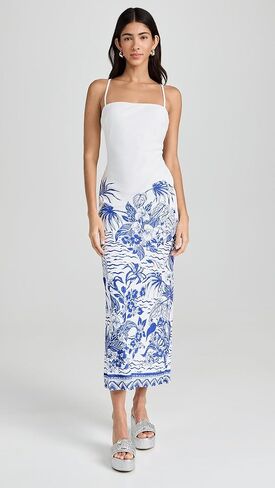 فستان فالنسيا متوسط ​​الطول للسيدات من Seven Wonders in Kuwait