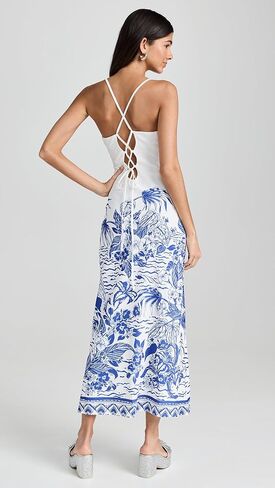 فستان فالنسيا متوسط ​​الطول للسيدات من Seven Wonders in Kuwait