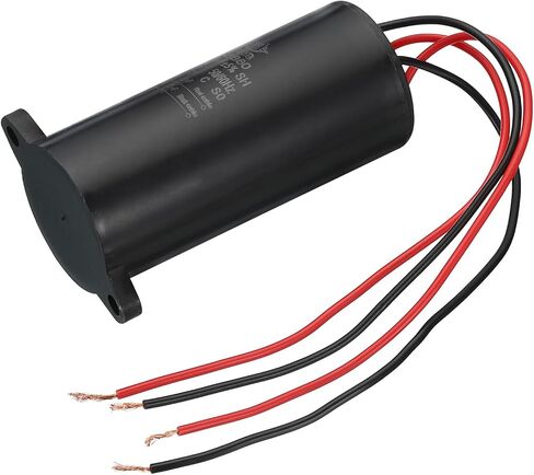 PATIKIL 10+6uf CBB60 Run Capacitor, Dual Run Start AC 450V 4 Wires 50/60Hz Plastic Shell with Screw Fixed Base 95 x 63mm for Washing Machine Motor Star in Saudi Arabia