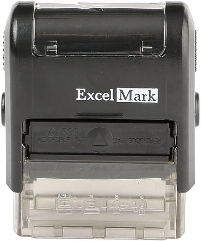 ختم مطاطي ذاتي التحبير الفراغي من ExcelMark - حبر أحمر (ExcelMark A1539) (حبر إعادة تعبئة Stamp Plus 5cc) in Saudi Arabia
