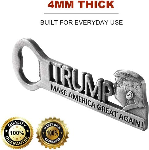 Donald Trump Birthday Gifts, Keep America Great Coin and Trump Make America Great Again Bottle Opener MAGA Gifts for Men Women in Saudi Arabia