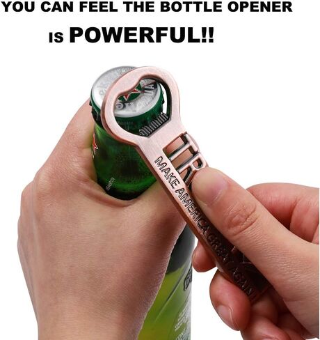 Donald Trump Birthday Gifts, Keep America Great Coin and Trump Make America Great Again Bottle Opener MAGA Gifts for Men Women in Saudi Arabia