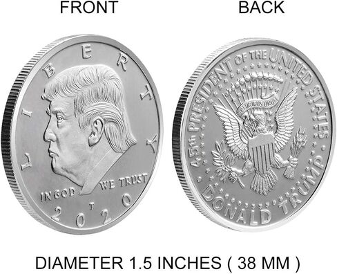 Donald Trump Birthday Gifts, Keep America Great Coin and Trump Make America Great Again Bottle Opener MAGA Gifts for Men Women in Saudi Arabia