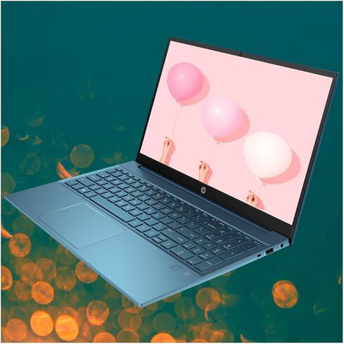 HP Pavilion 15t-eg300 Laptop, 15.6" FHD Touchscreen Display, Intel Core i7-1355U Processor, 32GB RAM, 1TB SSD, Webcam, FP Reader, HDMI, Wi-Fi 6, Windows 11 Pro, Forest Teal in Saudi Arabia
