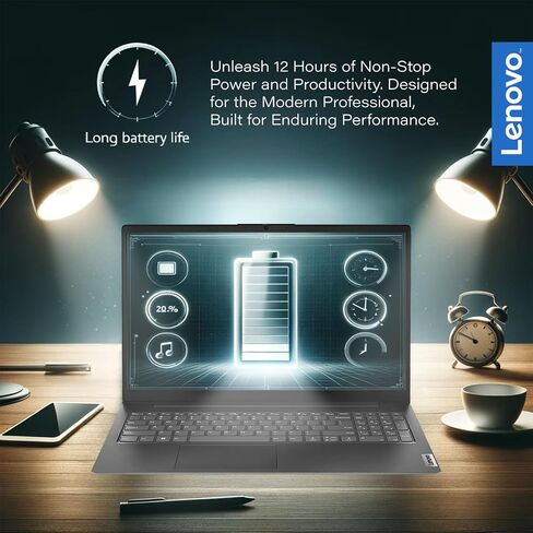 Lenovo V15 Gen 4 Laptop, 15.6" FHD Display, AMD Ryzen 3 7320U Processor, Long Battery Life, RJ-45, USB-C, HDMI, w/WOWPC Bundle, Windows 11 Pro (16GB RAM | 1TB PCIe SSD) in Saudi Arabia
