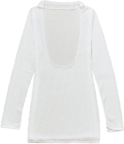 Lilosy Sexy One Piece Long Sleeve Mesh Bikini Cover Up Dress in Saudi Arabia
