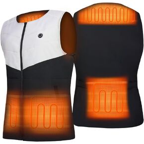 اس توب سترة تدفئة USB للرجال والنساء، سترة حرارية كهربائية مع 4 مناطق تسخين و3 مستويات للتدفئة، ملابس تدفئة خفيفة الوزن قابلة لاعادة الشحن، صدرية دافئة للتزلج في الهواء الطلق والمشي لمسافات طويلة وصيد in Kuwait