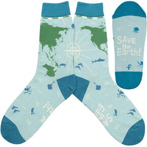 Foot Traffic Women's Education-Themed Socks, Fun Novelty Socks, Sizes 4–10
