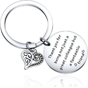 Colleague Appreciation Gift Coworker Jewelry Best Friend Keychain Friendship Gift Mentor Gift Coworker Keychain