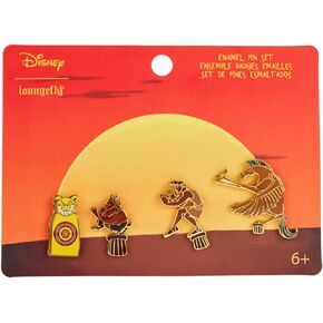 Disney Hercules 25th Anniversary Sunset 4-Piece Pin Set