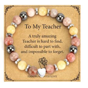 Teacher Valentines Day Gifts Teacher Gifts For Women Teacher Bracelets For Women Teacher Appreciation Gifts Bracelets For Teachers Preschool Teacher Gifts Best Teacher Gift For Teacher Birthday Gifts