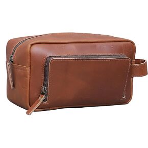 Men's Toiletry Bag Leather Travel Toiletry Bag Dopp Kit for Men Shaving Bag for Travel Accessories 101 YEAR QUALITY REPLACEMENT WARRENTY