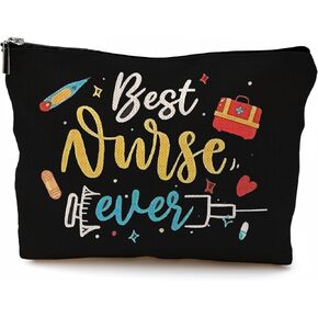 Nurse Gifts for Women,Nurse Makeup Bags,Nurse Cosmetic Bags With Zipper,Nurse Gifts for Nursing Student,Student Nurse Gifts