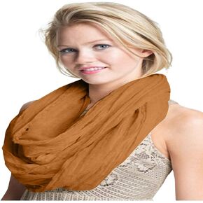 CJ Apparel Mobius Infinity Scarf Snood Cowl Circular Tube Eternity Shawl Face Cover Pashmina NEW