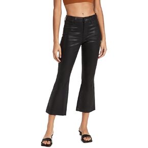 L'AGENCE Women's Kendra High Rise Crop Flare Jeans
