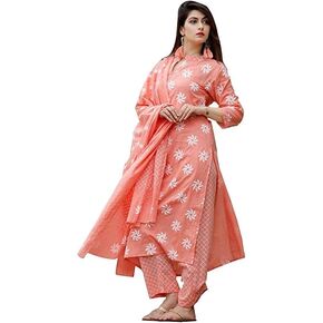 مجموعة كورتا النسائية مجموعة كورتا القطنية مجموعة كورتا الهندية الباكستانية لملابس الحفلات النسائية تبدو أكثر جمالاً